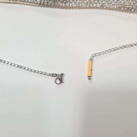 LAMARQUE Raeka Rhinestone Bralette in Silver Large - Picture 11 of 11